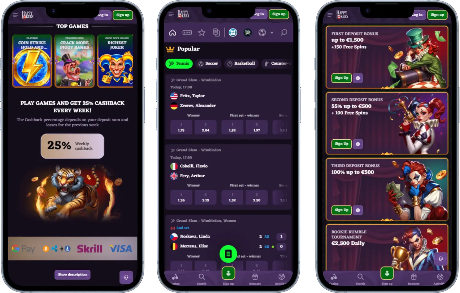 Happy Jokers Casino App and Mobile Play