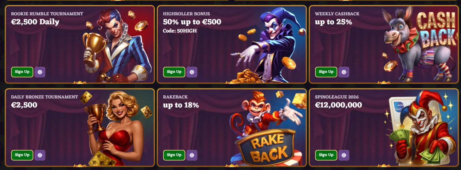 Happy Jokers Casino Weekly Promotions